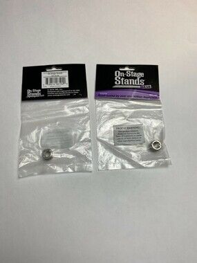 (2) x On-Stage Stands Mic Screw Adapter 5/8" male to 3/8" female Free Shipping